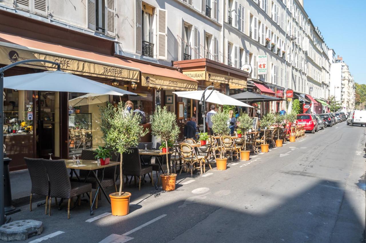 Studio Terrasse Privee 5 Min To Eiffel Tower Paris Exterior foto